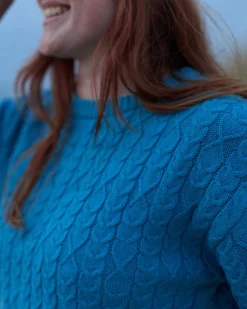 Damen Homely Kurzarm-Strickpullover
