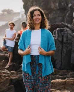 Damen Homely Strickjacke
