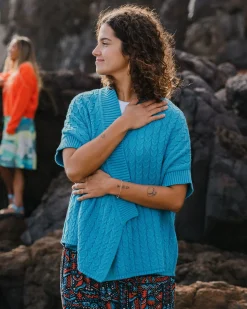 Damen Homely Strickjacke