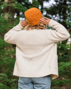 Damen Homey Gestricktes Kabel Cardigan