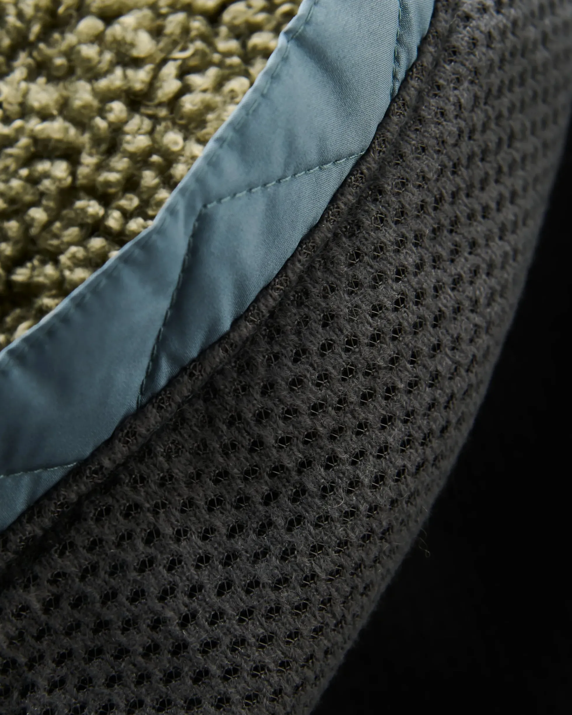 Damen Joy Full-Zip gefütterter Kapuzenpullover aus Sherpa-Fleece – Staubiges Olivgrün