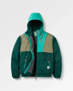 Damen Joy Kapuzen-Sherpa-Fleece mit Reißverschluss