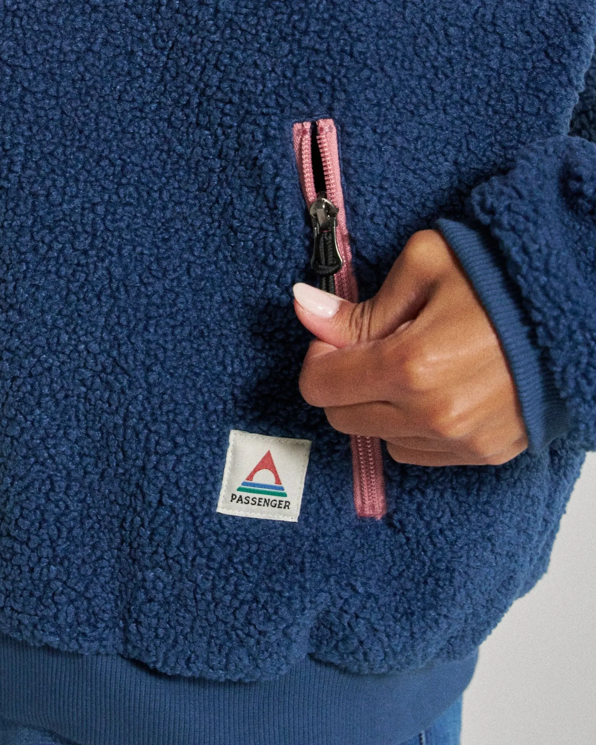 Damen Joy Kapuzen-Sherpa-Fleece mit Reißverschluss