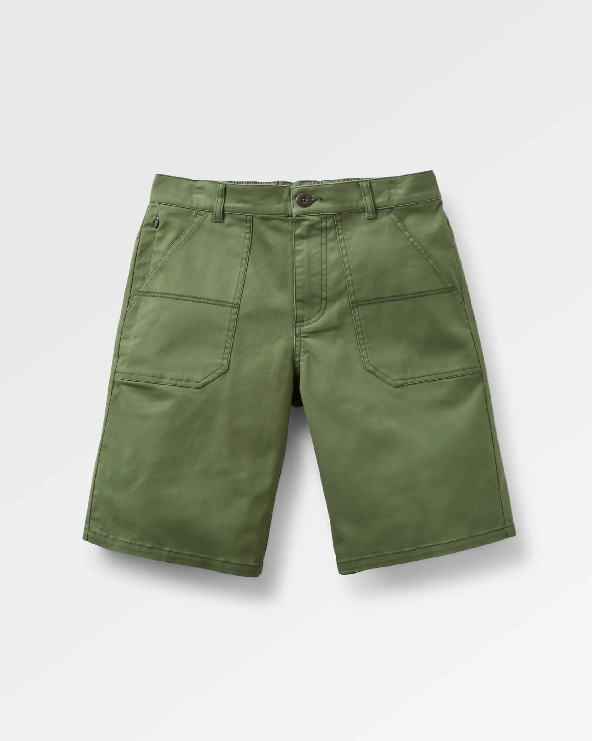 Damen Lani Natürliche Twill Long-Shorts