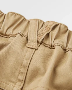 Damen Lani Natürliche Twill Long-Shorts