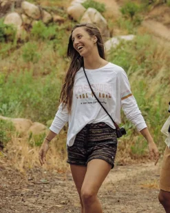 Damen La Sarena Oversized Langarmshirt