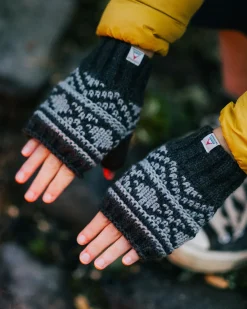 Damen Lily Fleece-gefütterte fingerlose Fäustlinge