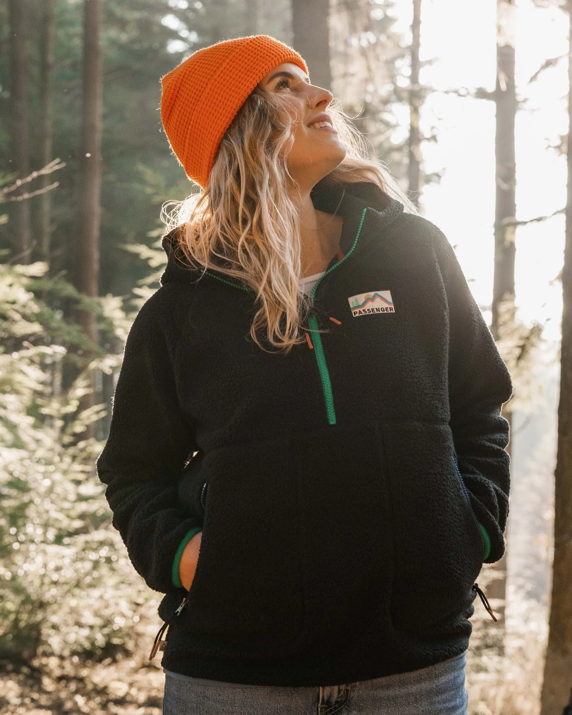 Damen Maine 1/2 Zip Sherpa Fleece