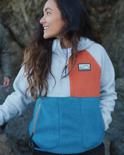 Damen Maine 1/2 Zip Sherpa Fleece