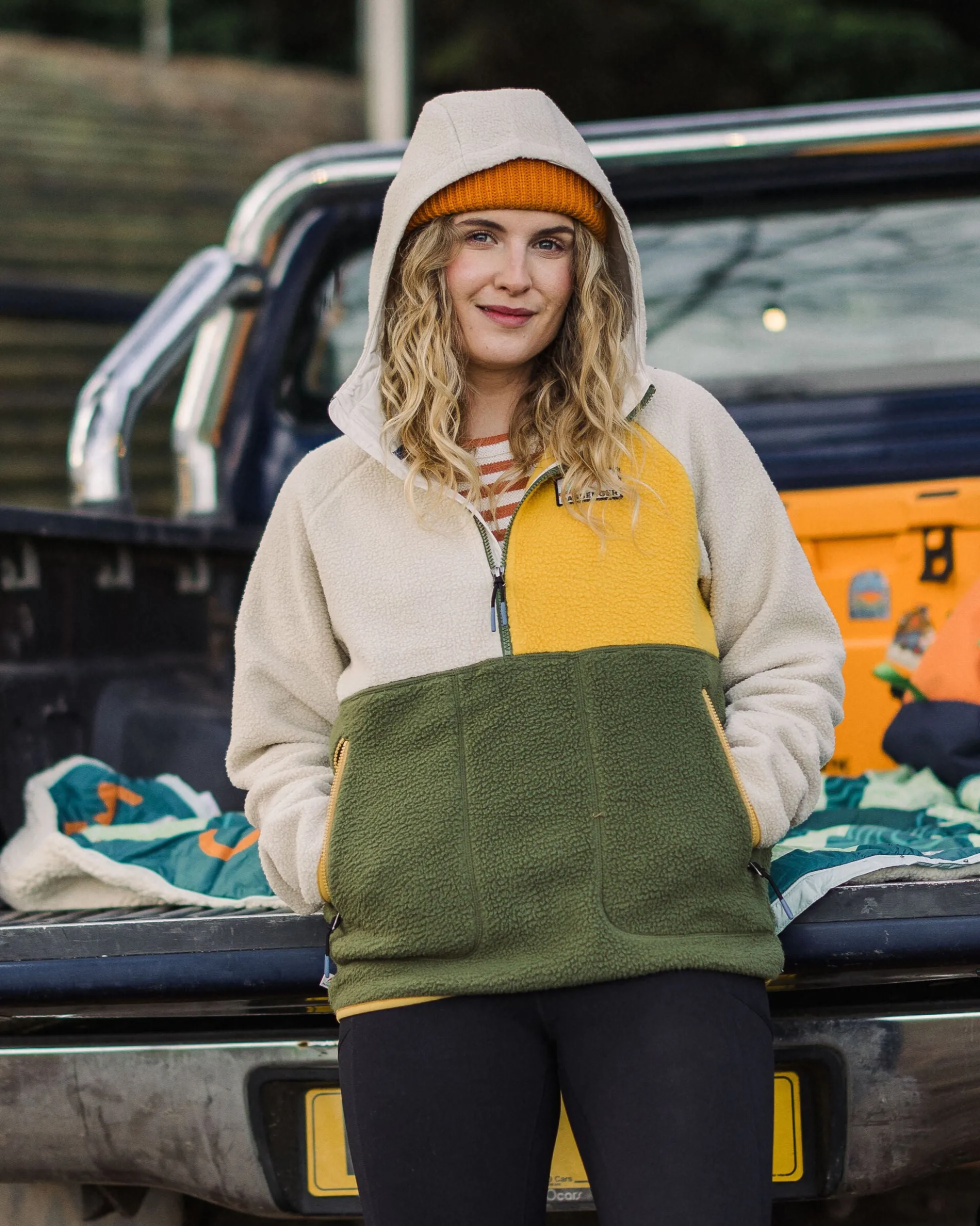 Damen Maine 1/2 Zip Sherpa Fleece