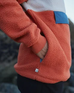 Damen Maren 1/2 Zip Sherpa-Fleece