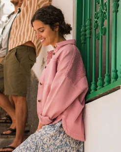 Damen Maya-Twill-Hemdjacke