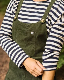 Damen Meadows Organische Baumwolle Cord-Latzhose