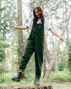 Damen Meadows Organische Baumwolle Cord-Latzhose
