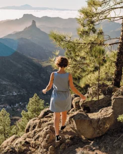 Damen Mesmorise Organisches Baumwoll-Kleid