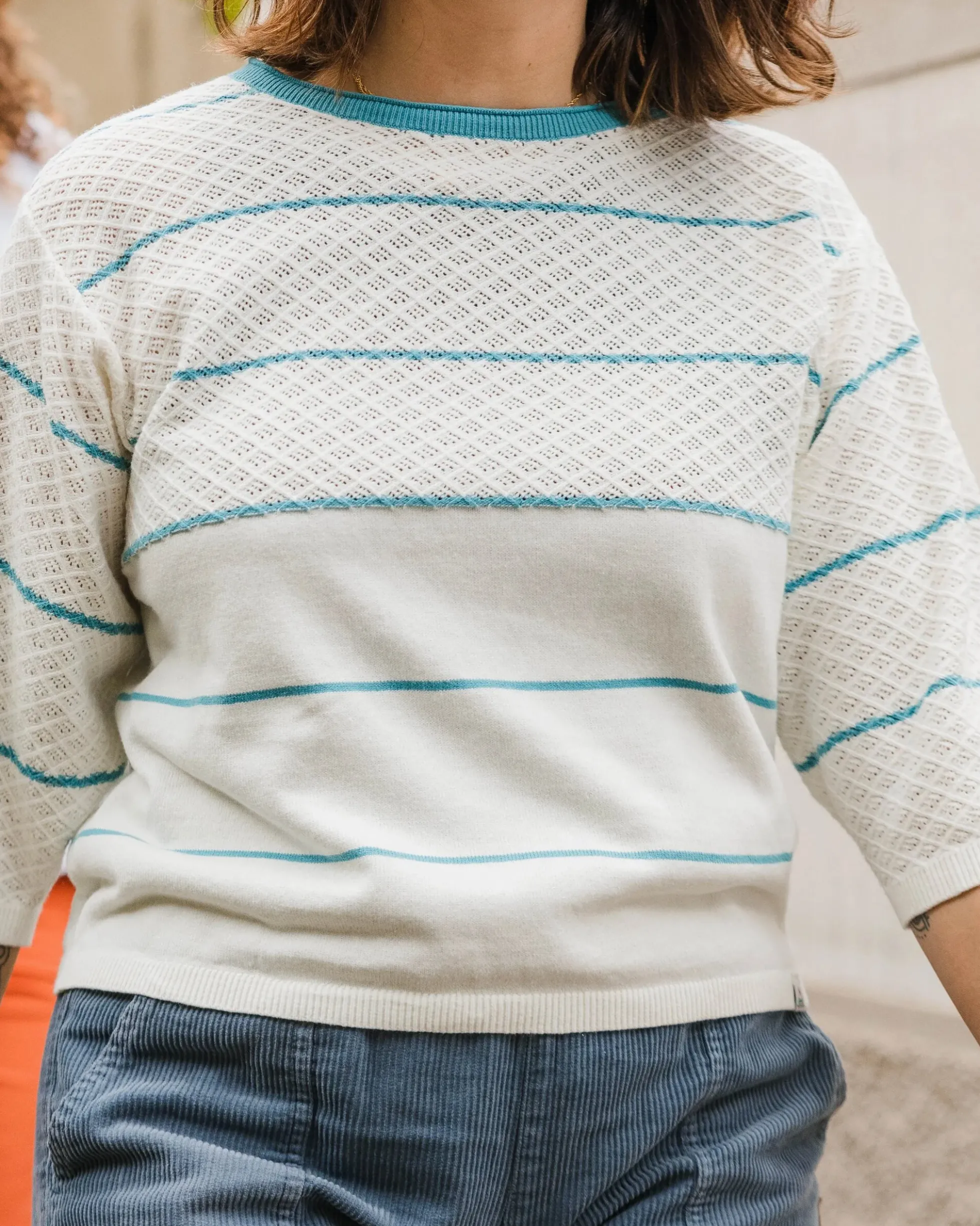 Damen Migrate Organischer Gestrickter Pullover