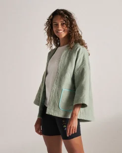 Damen Mira Stepphemd aus Bio-Baumwolle