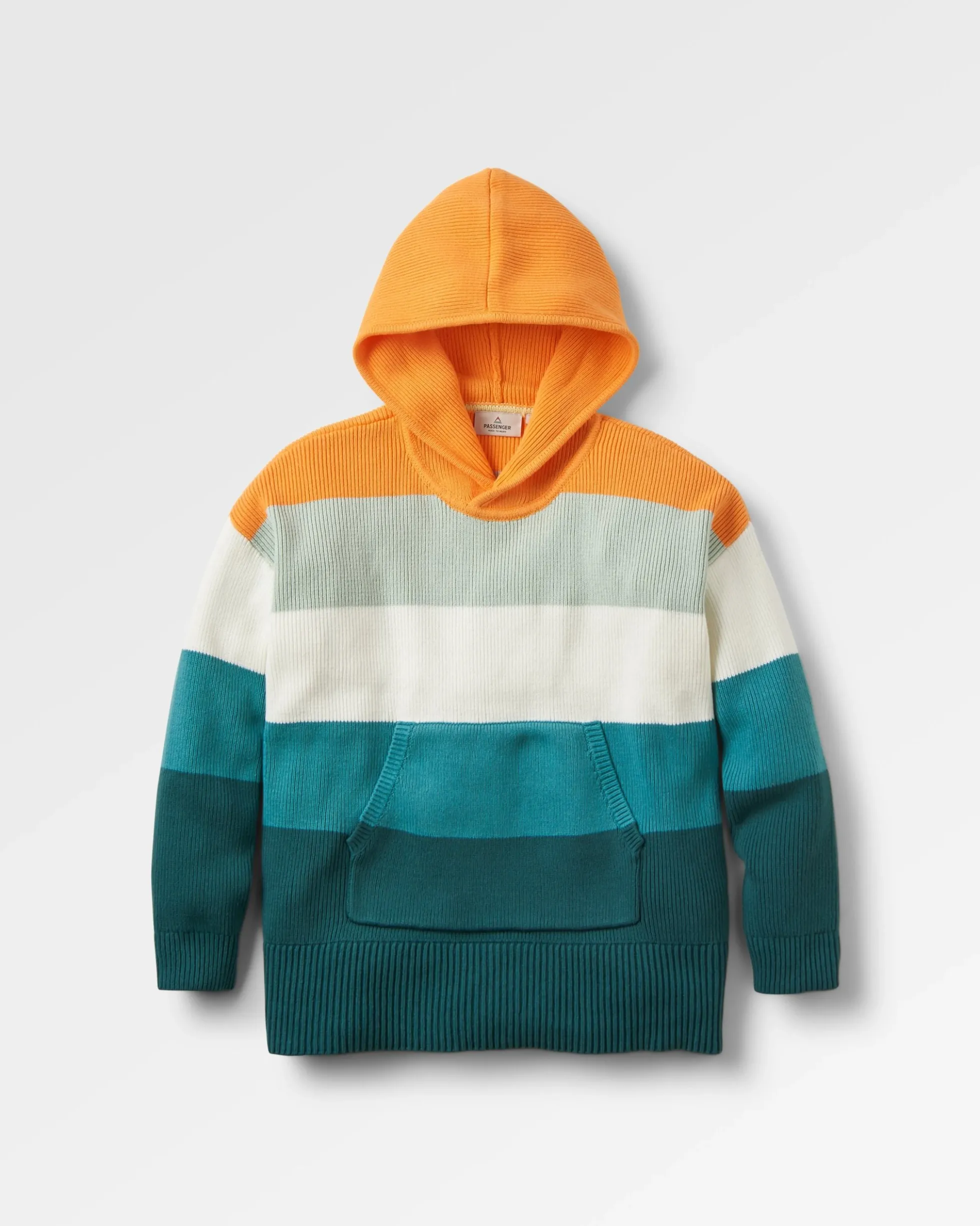 Damen Moments Übergroßer Bio-Strickpullover mit Kapuze