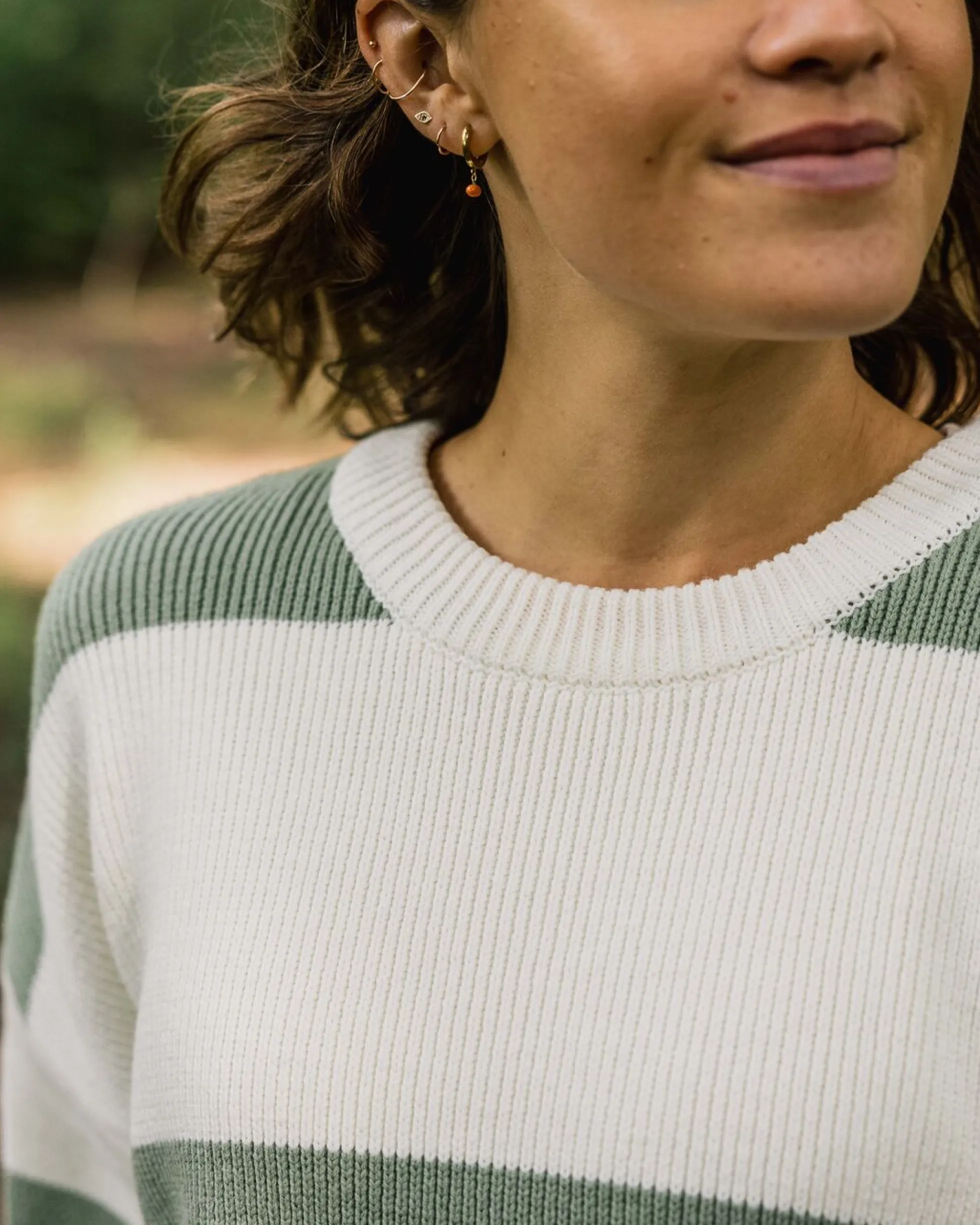 Damen Moments Übergroßer Bio-Strickpullover