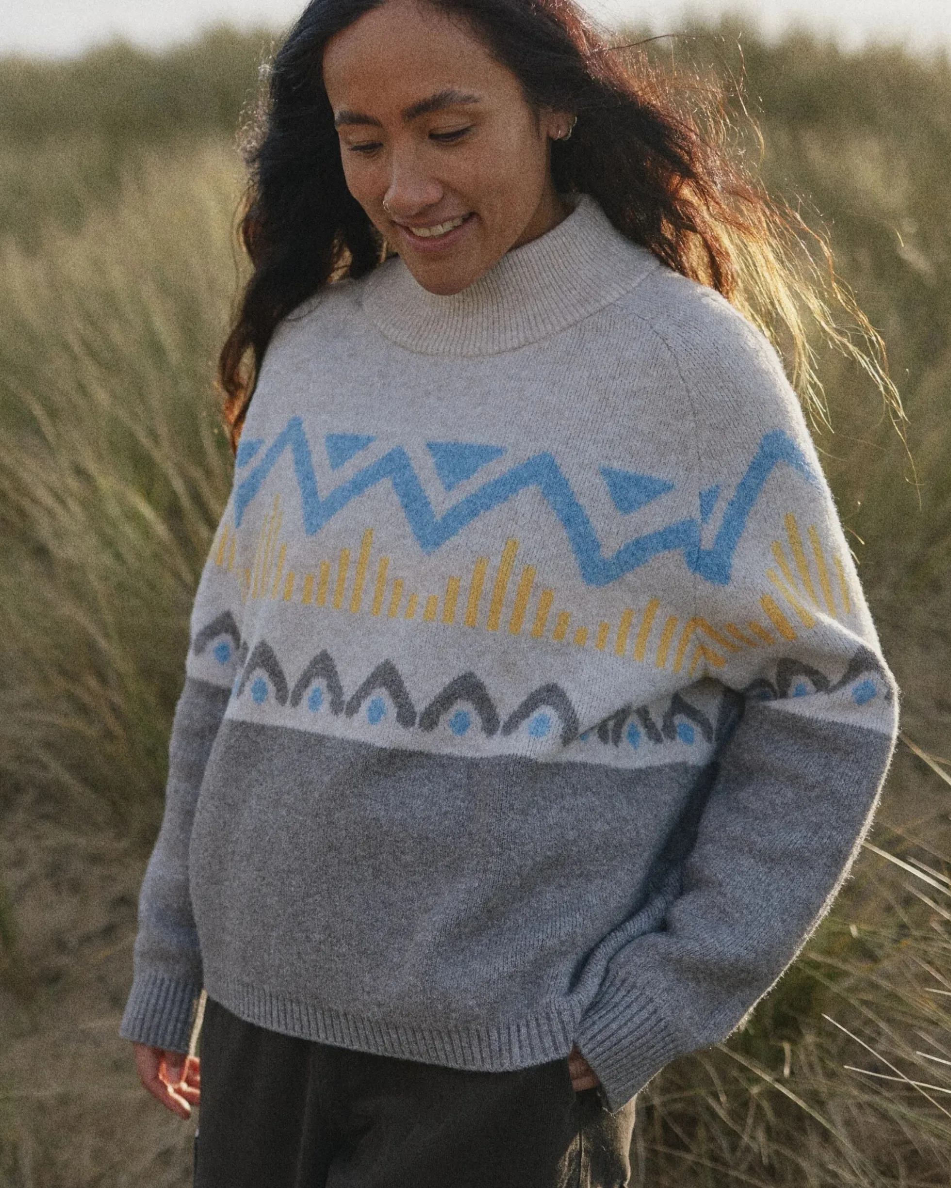 Damen Nettle Gestrickter Pullover