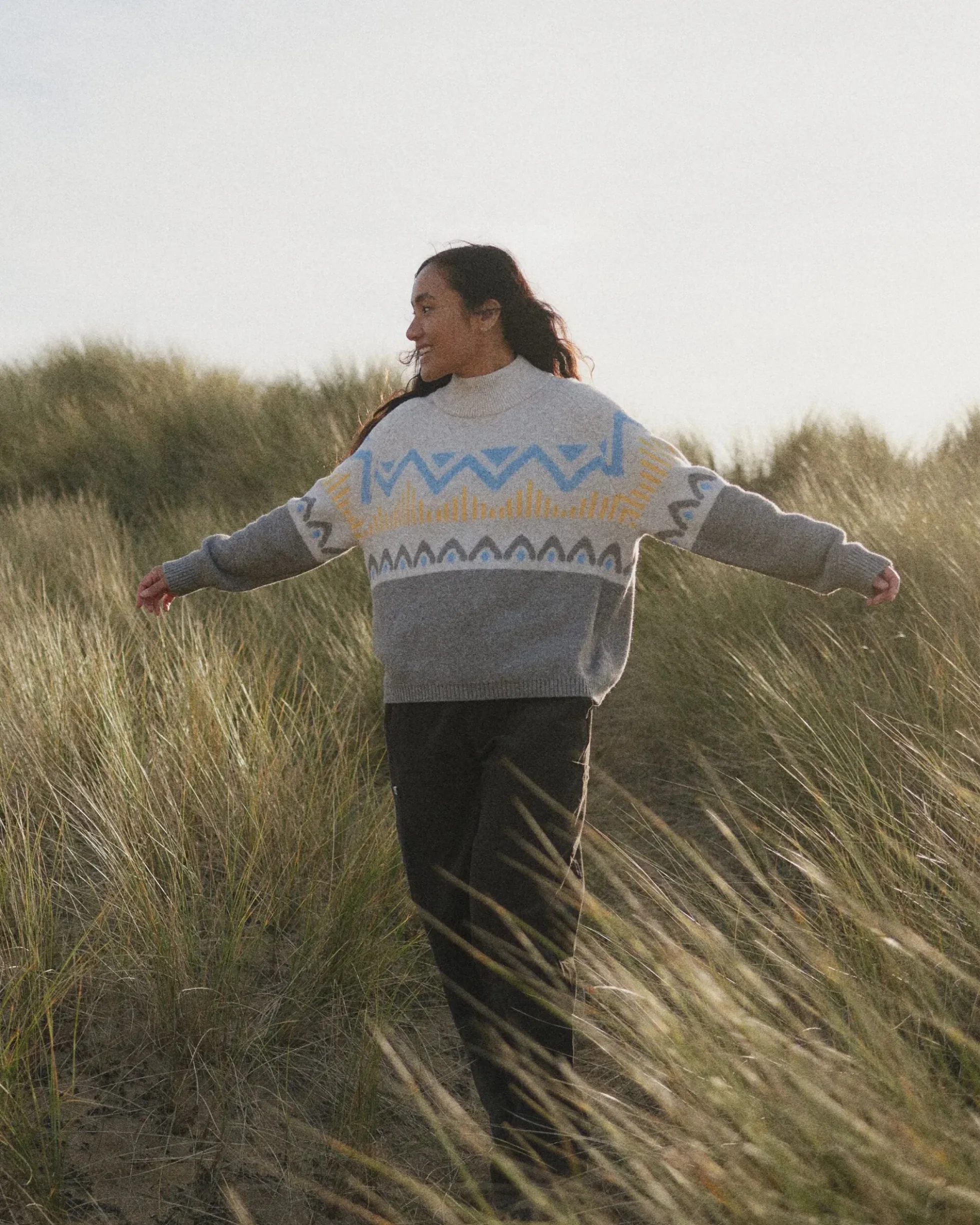 Damen Nettle Gestrickter Pullover