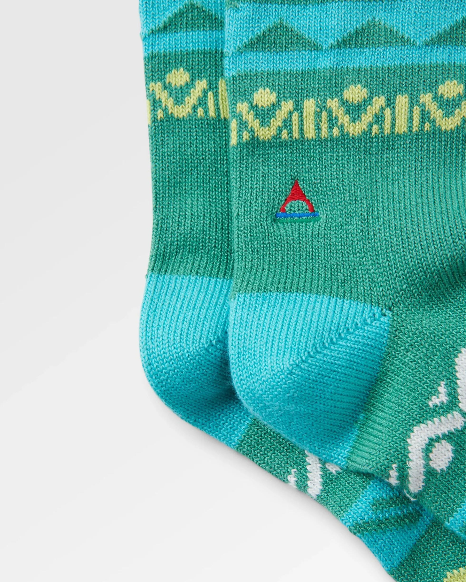 Damen Nettle Organische Gemusterte Socken