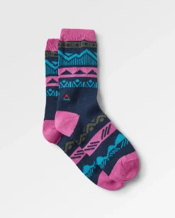 Damen Nettle Organische Gemusterte Socken