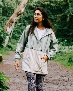 Damen Nimbin Reißverschluss Wasserabweisende Jacke