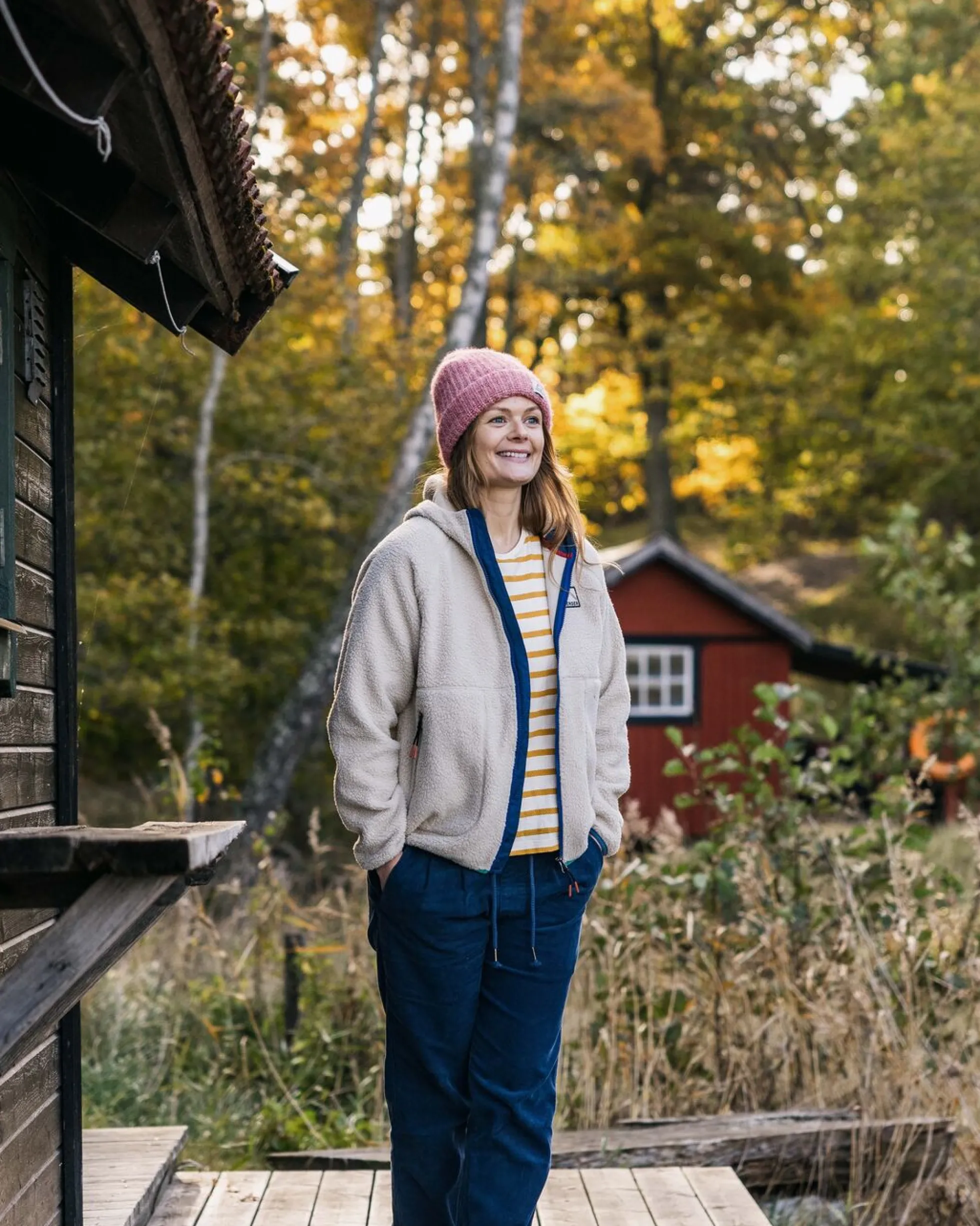 Damen North Coast Reißverschluss Sherpa Fleece