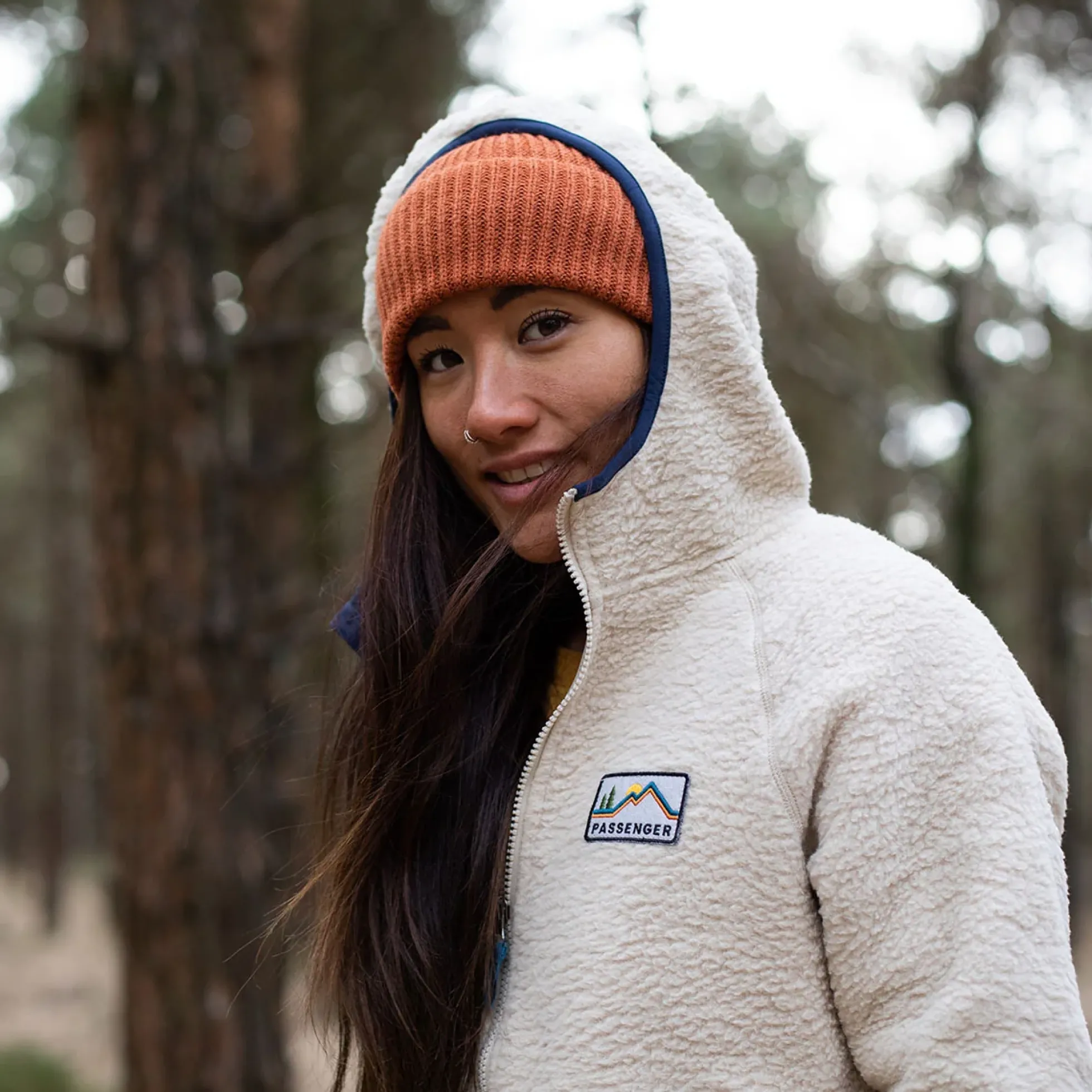 Damen North Coast Reißverschluss Sherpa Fleece