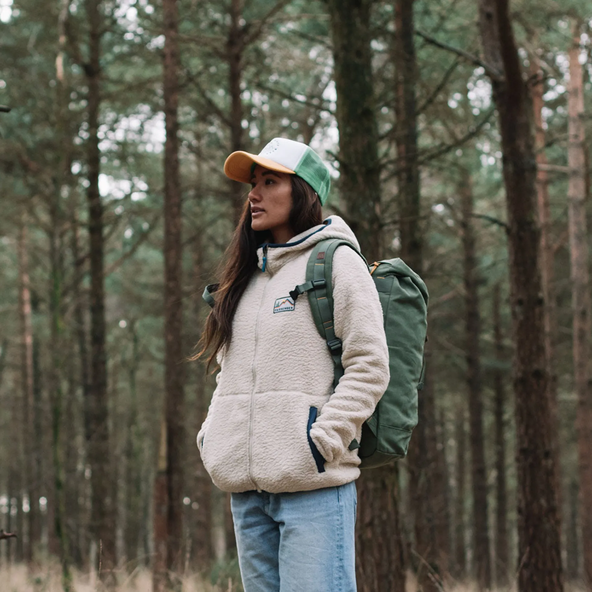 Damen North Coast Reißverschluss Sherpa Fleece