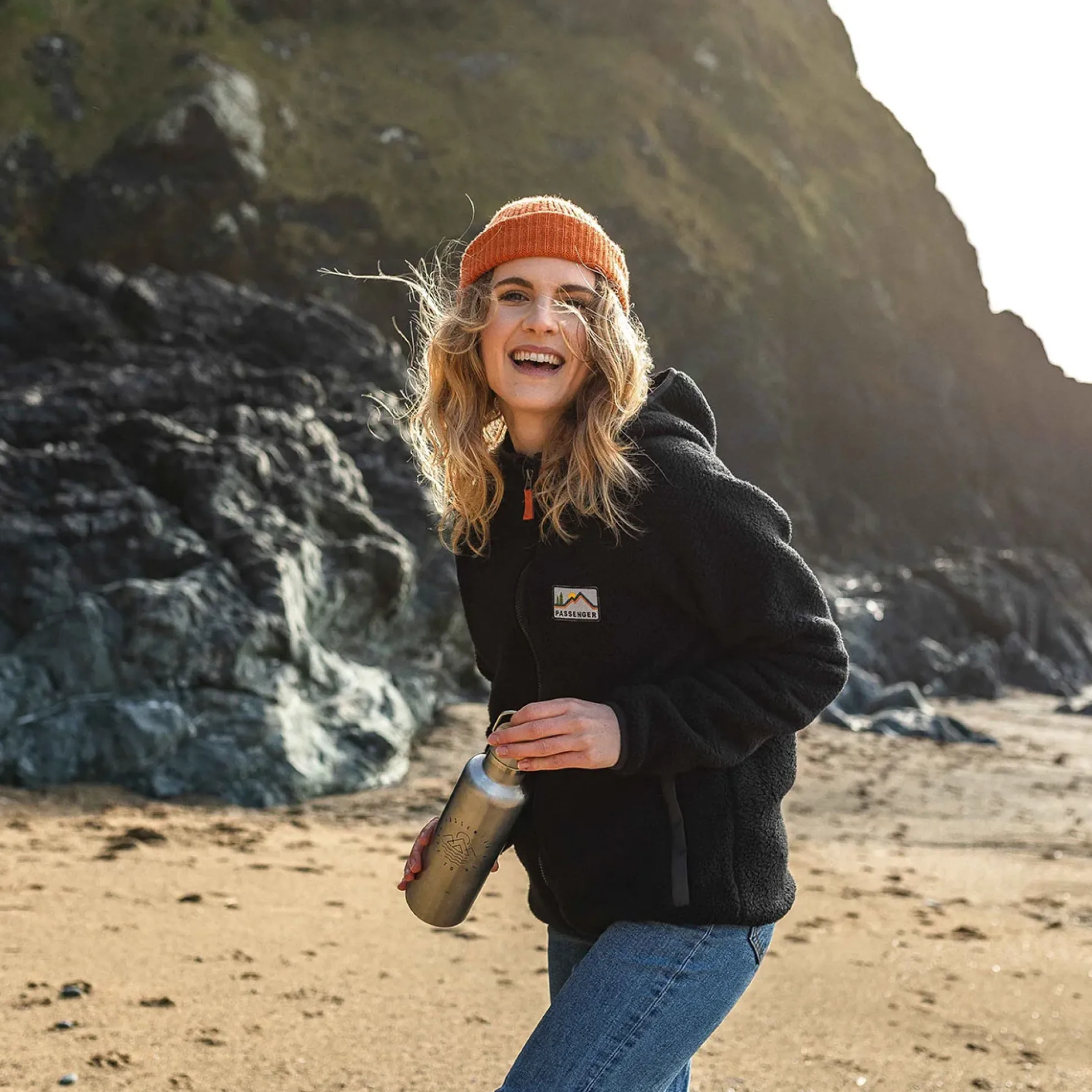 Damen North Coast Reißverschluss Sherpa Fleece