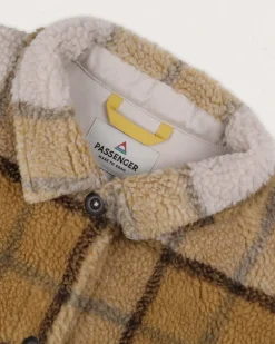 Damen Olympus Yarn Dye Sherpa Fleece Shirt