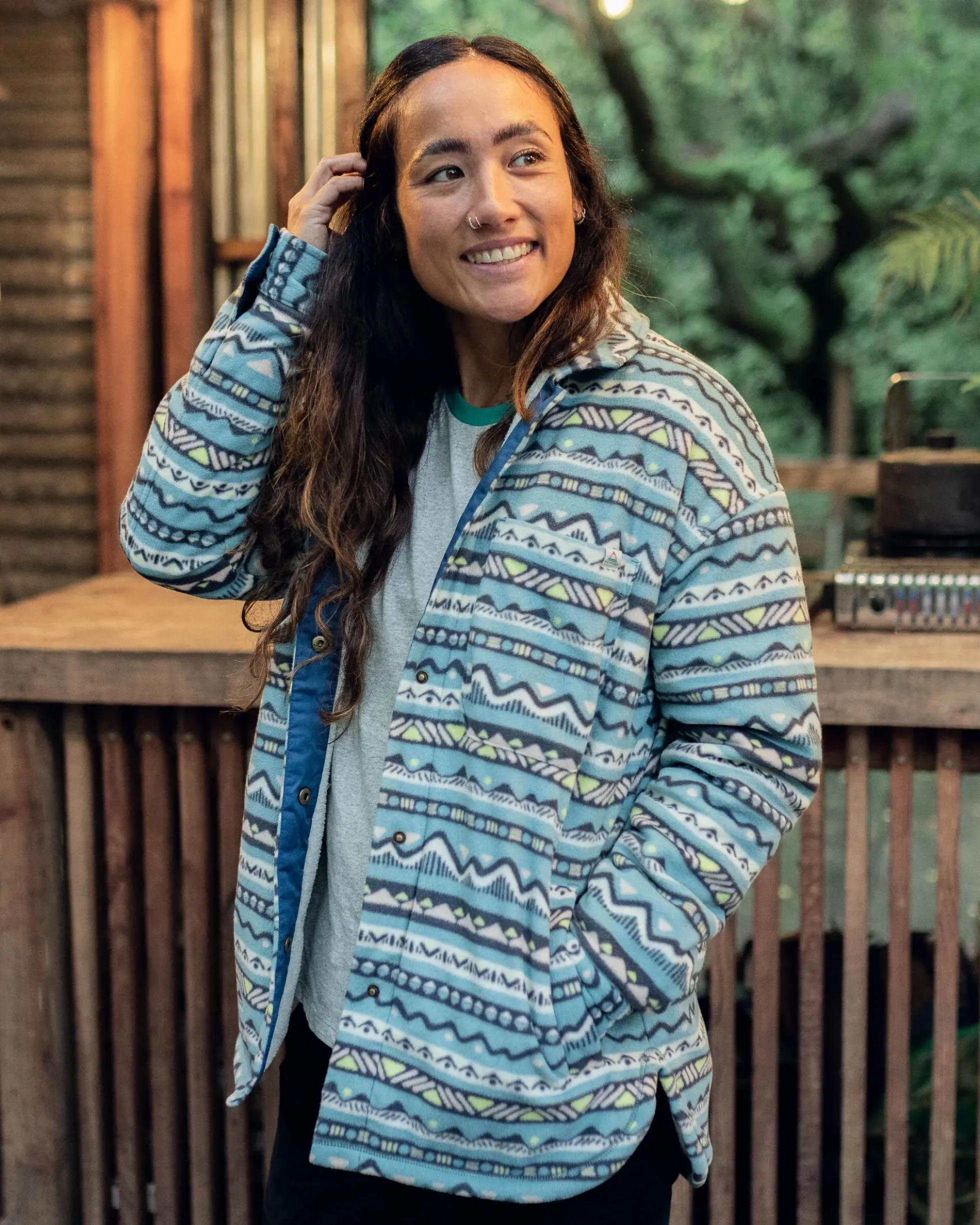 Damen Orion Sherpa-gefüttertes Polar-Fleece-Hemd