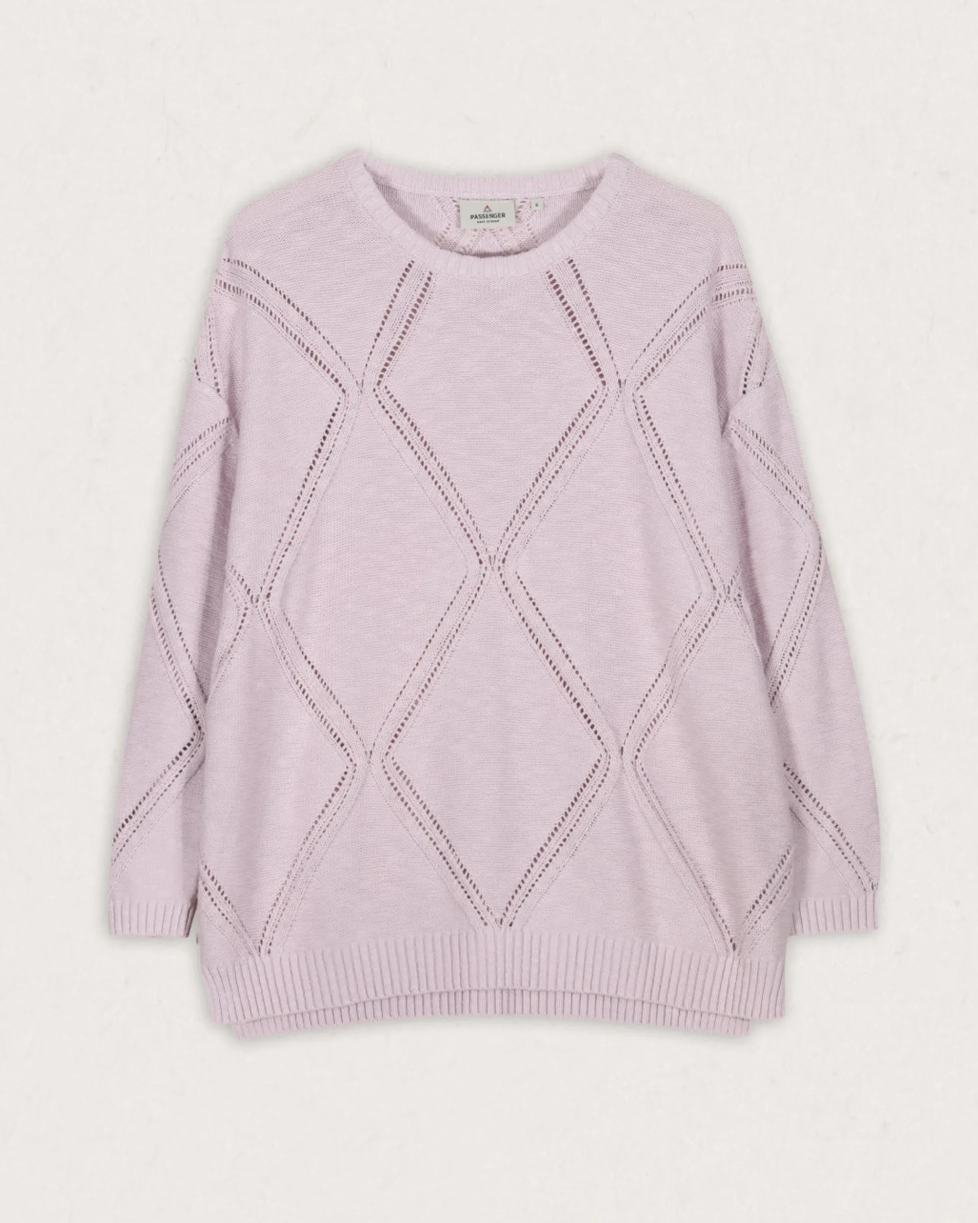 Damen Palm Bio Oversized Strickpullover
