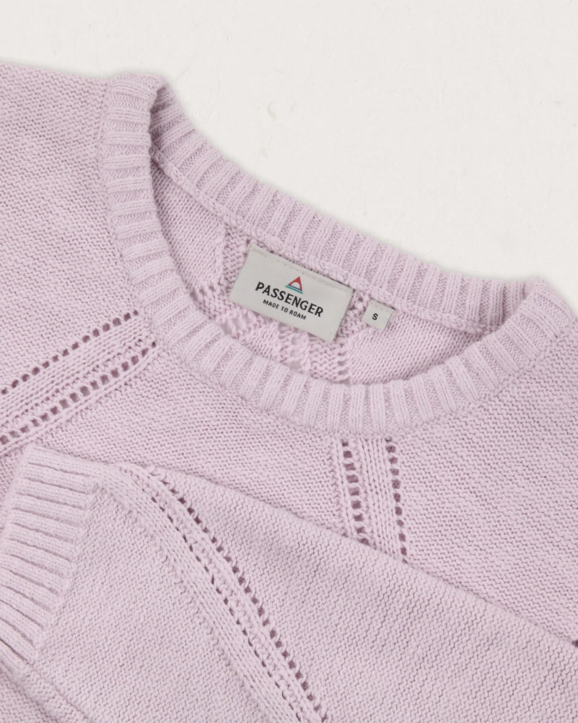 Damen Palm Bio Oversized Strickpullover