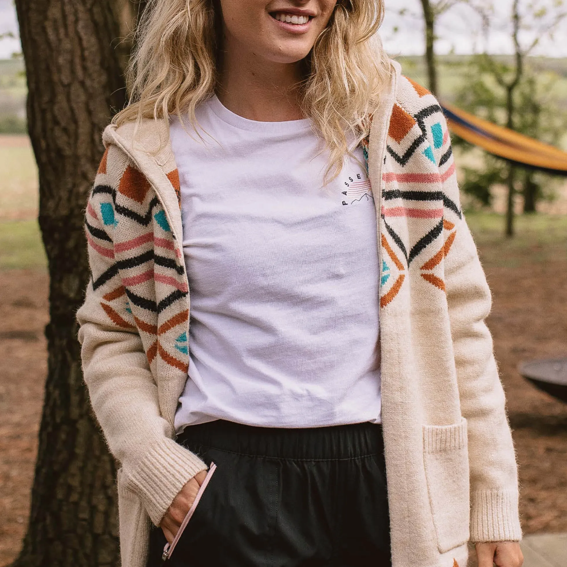 Damen Palumbo Kapuzen-Cardigan