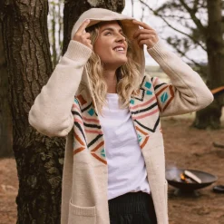 Damen Palumbo Kapuzen-Cardigan