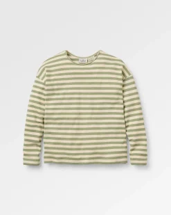Damen Panorama Gestreiftes Langarmshirt