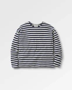 Damen Panorama Gestreiftes Langarmshirt