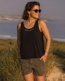 Damen Poppy Quasten Top