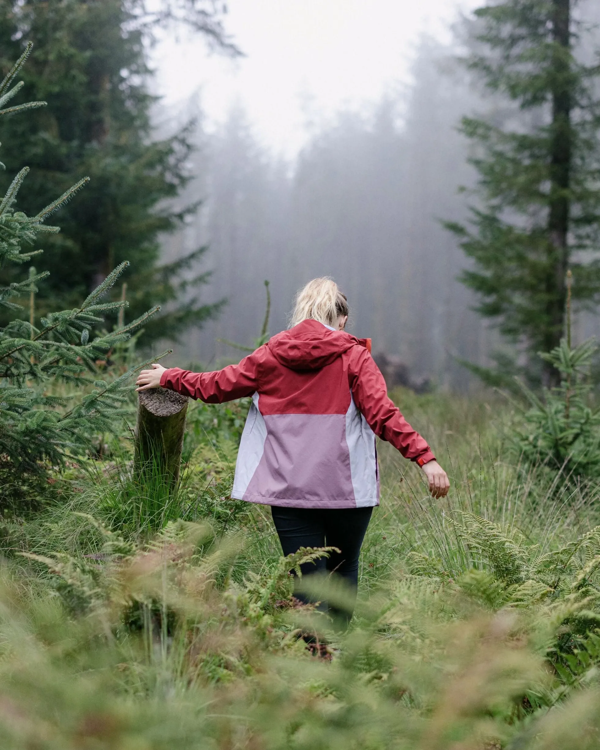 Damen Rainstorm Wasserdichte Jacke