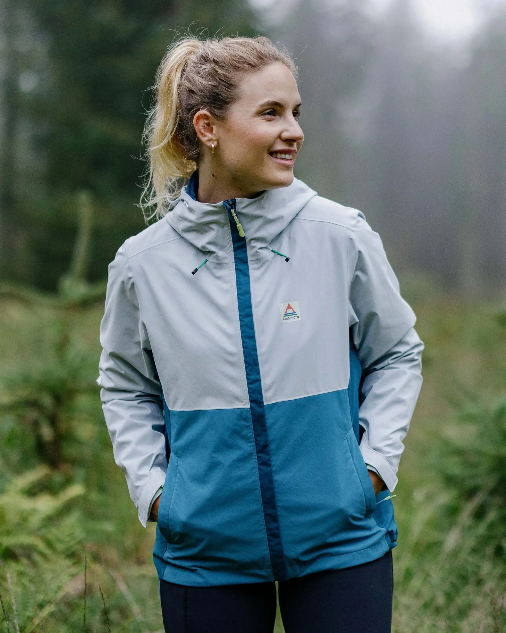 Damen Rainstorm Wasserdichte Jacke