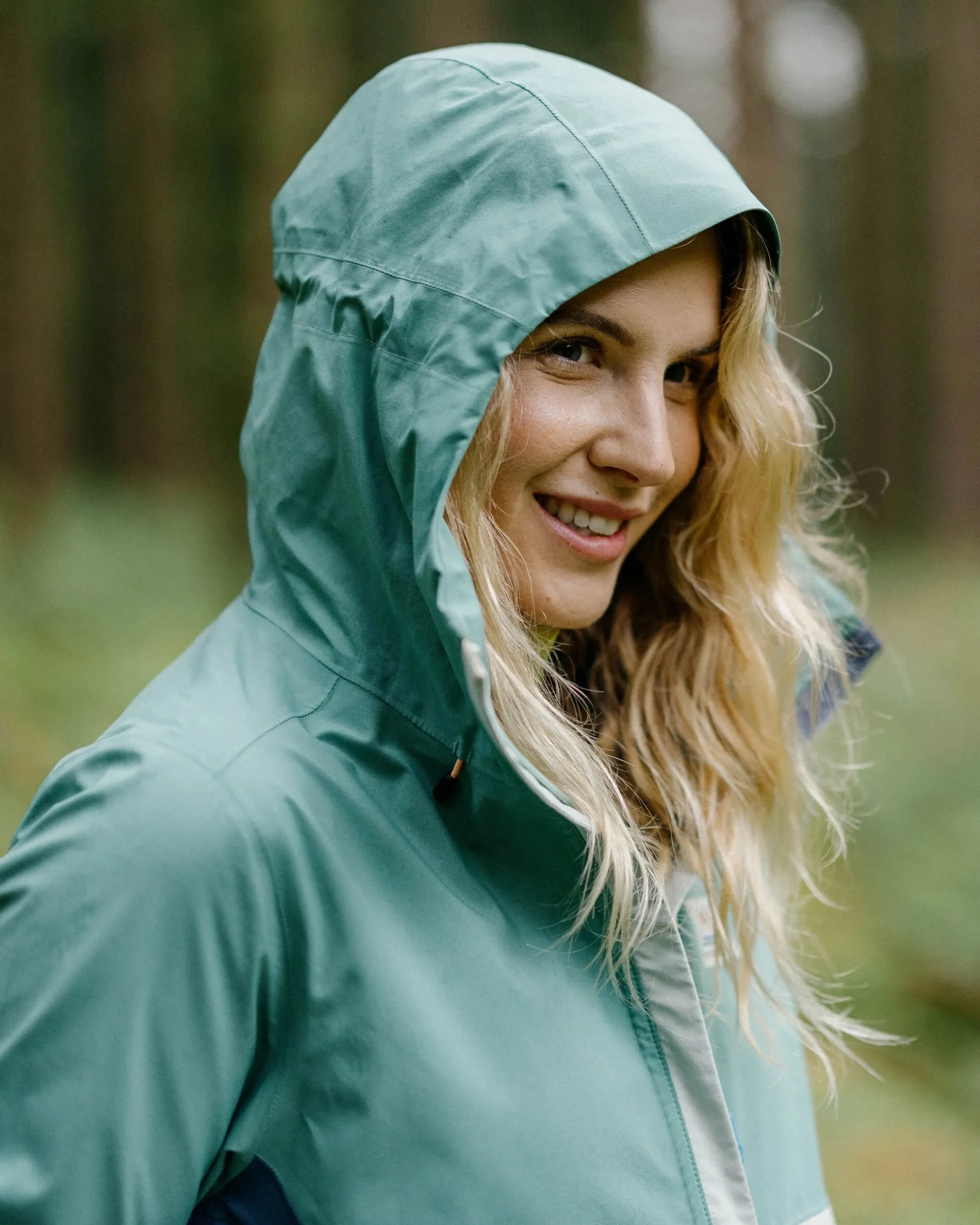 Damen Rainstorm Wasserdichte Jacke