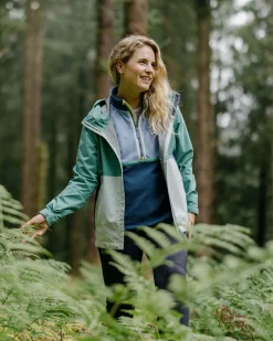 Damen Rainstorm Wasserdichte Jacke