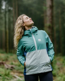 Damen Rainstorm Wasserdichte Jacke