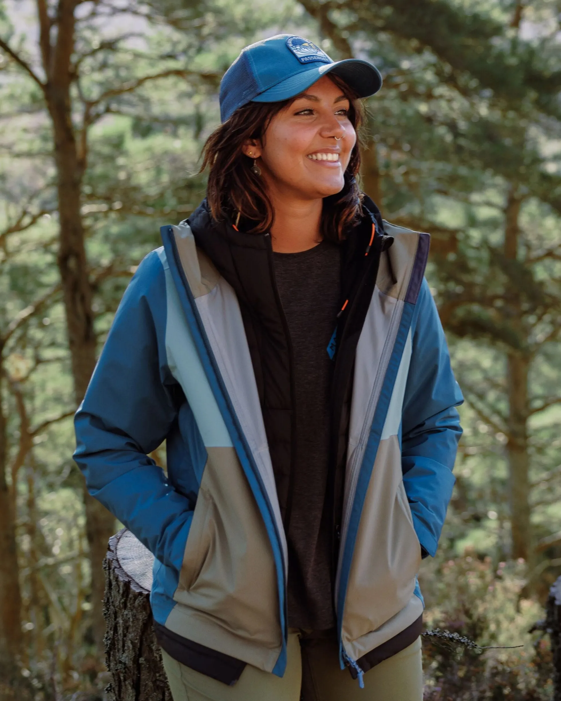 Damen Rainstorm Wasserdichte Jacke