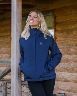 Damen Rainstorm Wasserdichte Jacke