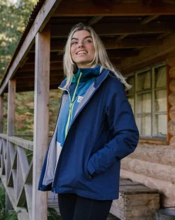 Damen Rainstorm Wasserdichte Jacke