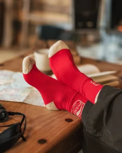 Damen Rambler Natürliche Mittelschwere Crew-Socken